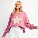 Large Pink Star Top