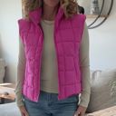  Fuchsia Pink Quilted Vest