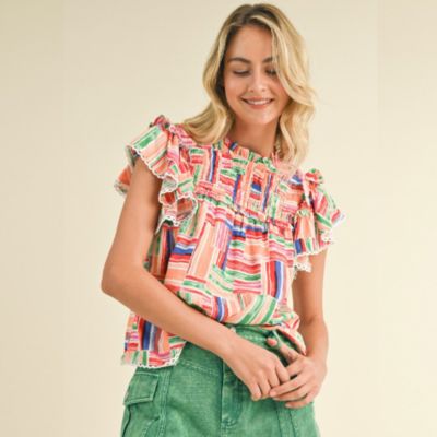 Colorful Print Top