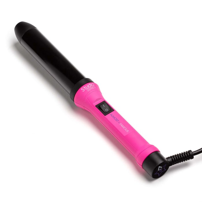 Studio Series 32mm Curling Wand with Gem Infused Barrel - Vegas Weekend Pink