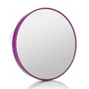  15X Vanity Mirror with Suction Lock - Tyrian Purple