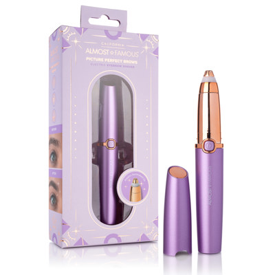 "Perfect Brows" Eyebrow Trimmer with Precision LED Tip - Lavender