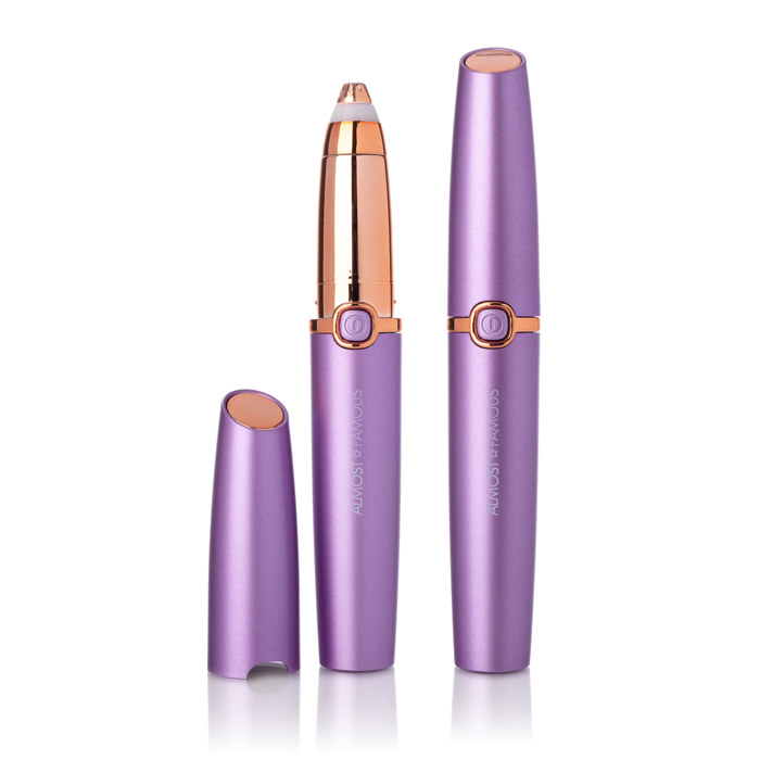 "Perfect Brows" Eyebrow Trimmer with Precision LED Tip - Lavender