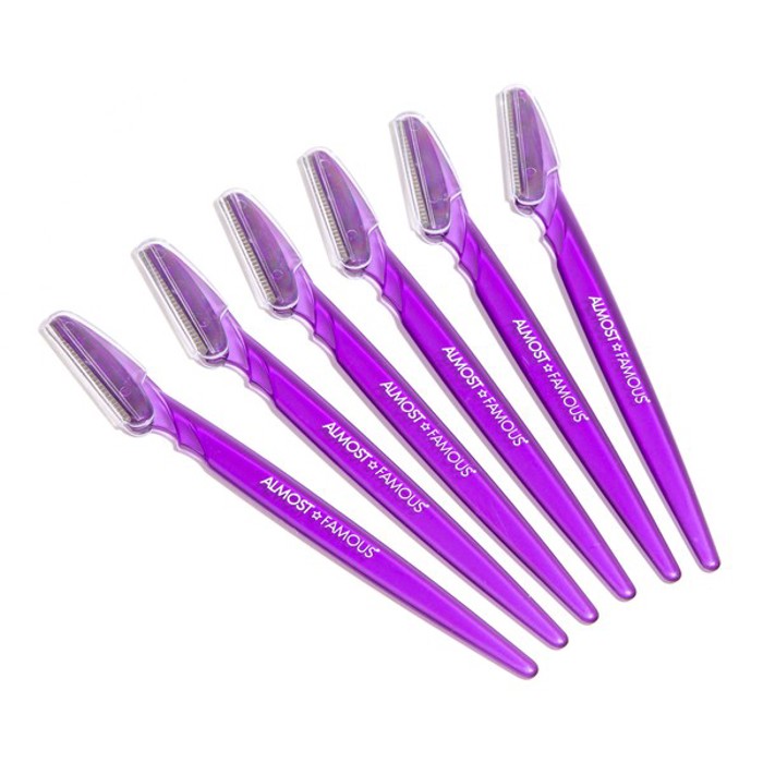 6-Pack Dermaplaning Razors Set - Purple