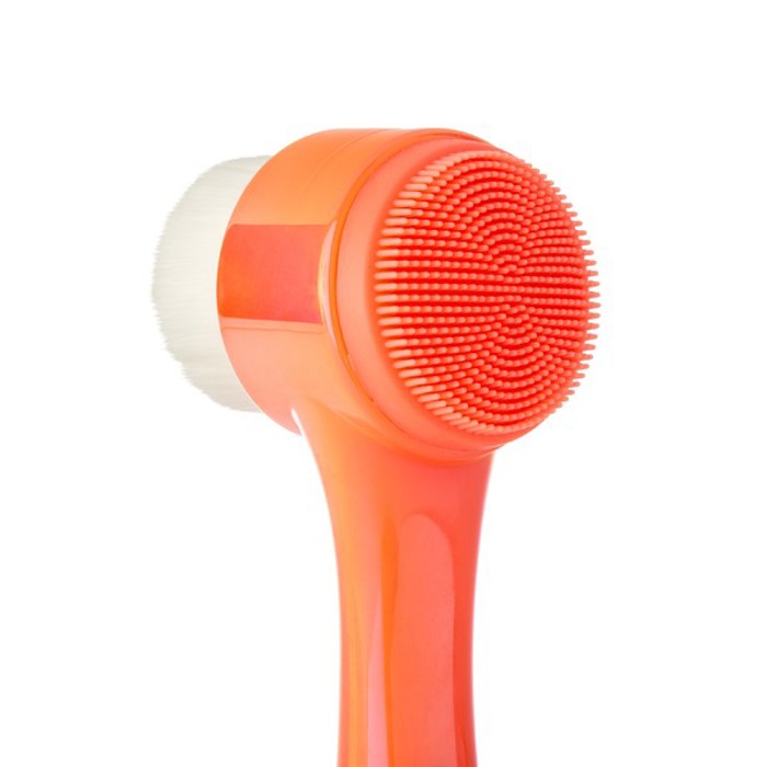 "Cleanse It" 2in1 Exfoliator Brush - Coral