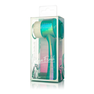 "Cleanse It" 2in1 Exfoliator Brush - Holographic (Turquoise)