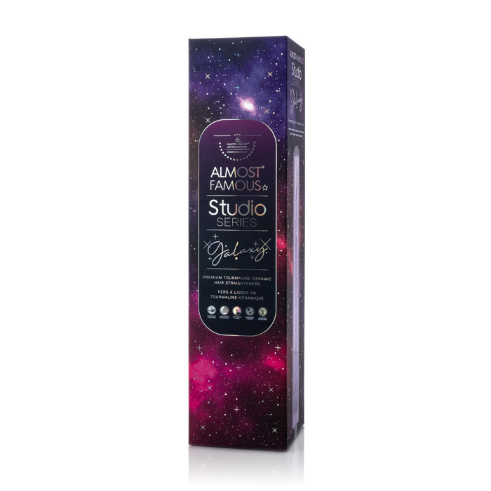 Galaxy Collection 1.25" Tourmaline Gem Flat Iron - Paradox Purple