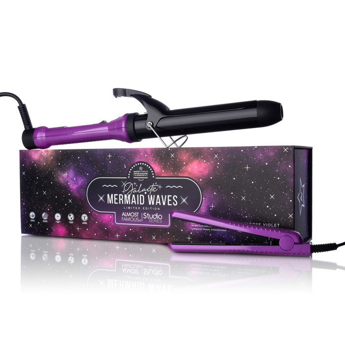 Mermaid Waves 2-Piece Set with Curling Wand & Mini ToGo - Paradox Purple