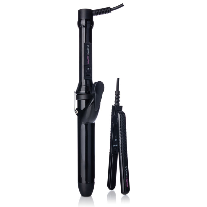 Mermaid Waves 2-Piece Set with Curling Wand & Mini ToGo -  Black Nebula