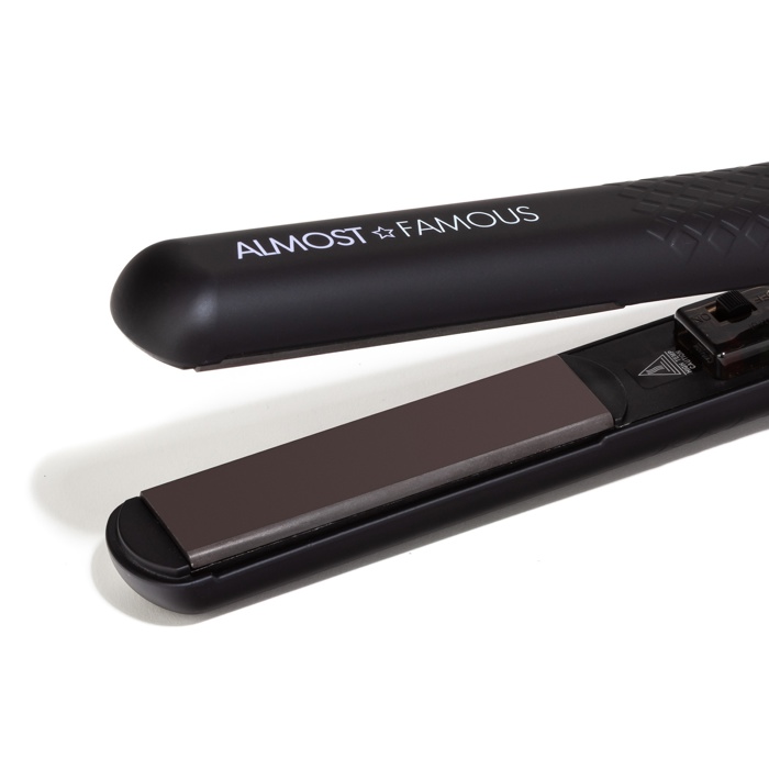 Venice Babe 1.25" Flat Iron with Luxe Gem Infused Plates - Black Dahlia