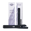  Venice Babe 1.25" Flat Iron with Luxe Gem Infused Plates - Black Dahlia