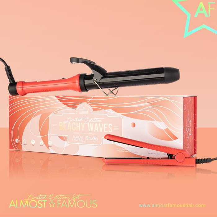 "Beach Wave Babe" 2-Piece Set with Curling Wand & Mini ToGo - Santa Monica Sunset