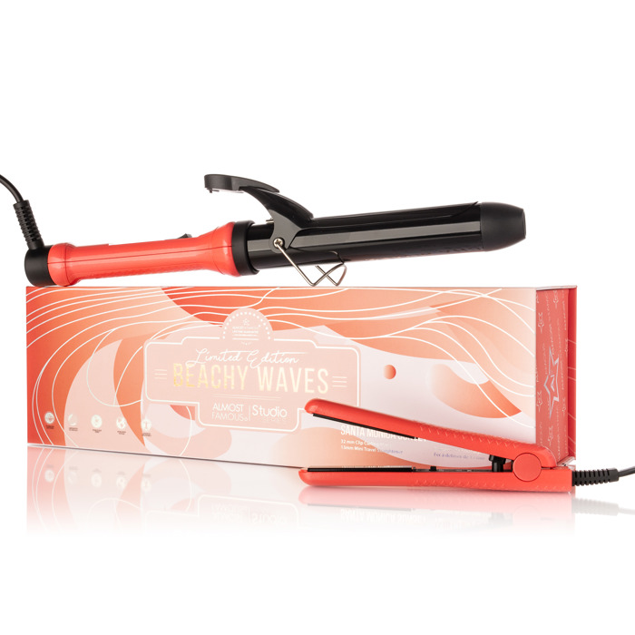 "Beach Wave Babe" 2-Piece Set with Curling Wand & Mini ToGo - Santa Monica Sunset