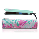  "Fierce Glam" Flat Iron with Travel Pouch - Turquoise