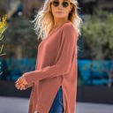 Small COPPER Sunset Side Slit Tunic