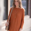 XL COPPER Sunset Side Slit Tunic