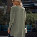 Medium LIGHT OLIVE Sunset Side Slit Tunic