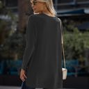 Medium SMOKE GREY Sunset Side Slit Tunic