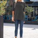 Small SMOKE GREY Sunset Side Slit Tunic