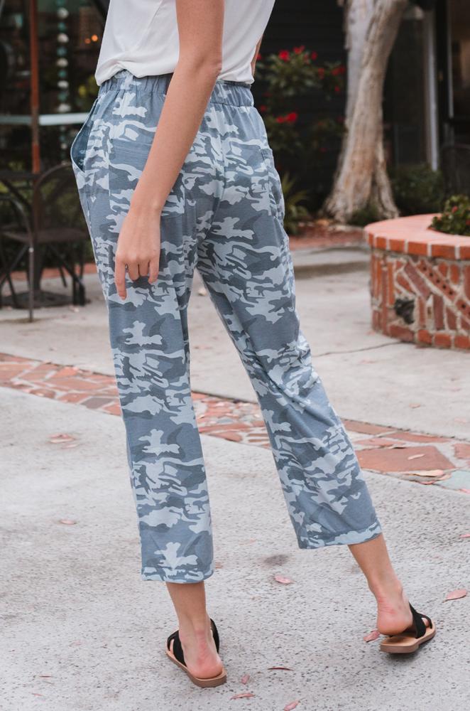 Cropped Camo Lounge Pants