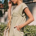 Medium OLIVE Thalia T-Shirt Dress