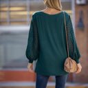 1X EMERALD Sailor Boat Neck Blouse