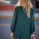 Medium EMERALD Sailor Boat Neck Blouse