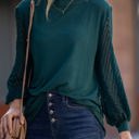 X-Small EMERALD Sailor Boat Neck Blouse