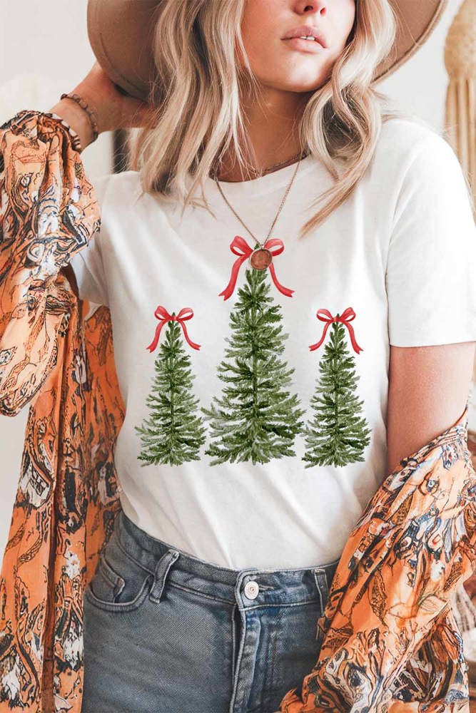 Christmas Trees Comfort Colors Graphic Tee