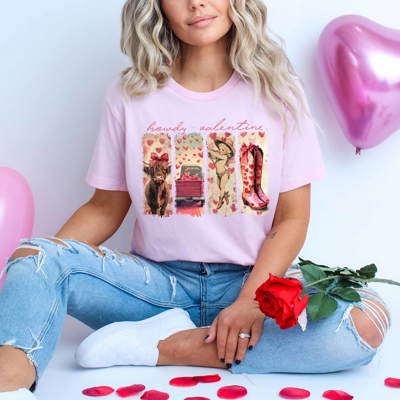 Howdy Valentine Women Graphic Tee