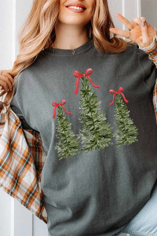 Christmas Trees Comfort Colors Graphic Tee