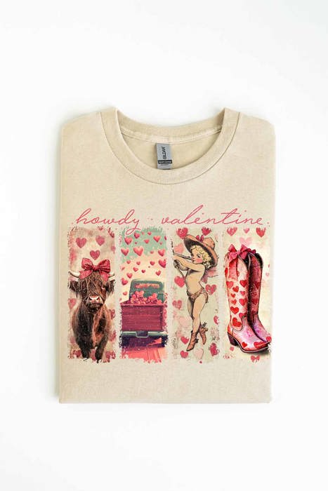 Howdy Valentine Women Graphic Tee