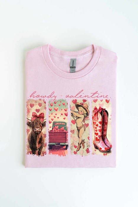 Howdy Valentine Women Graphic Tee