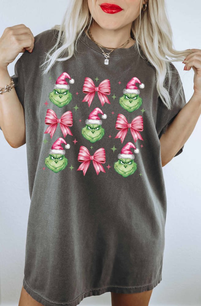 The Grinch Women Comfort Colors Graphic Tee