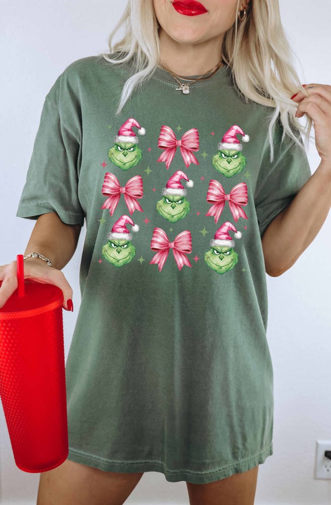 The Grinch Women Comfort Colors Graphic Tee