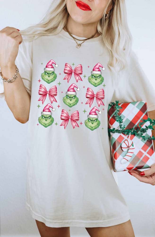 The Grinch Women Comfort Colors Graphic Tee