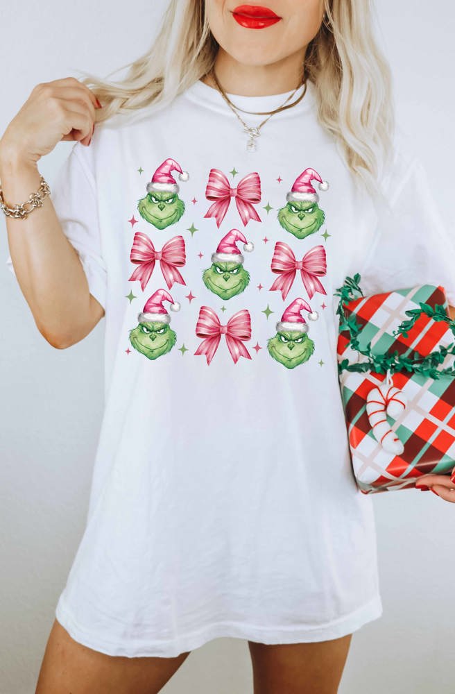 The Grinch Women Comfort Colors Graphic Tee