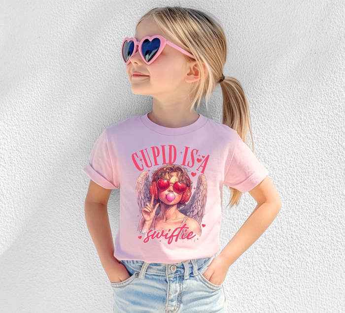 Cupid is a Swiftie Kids Graphic Tee