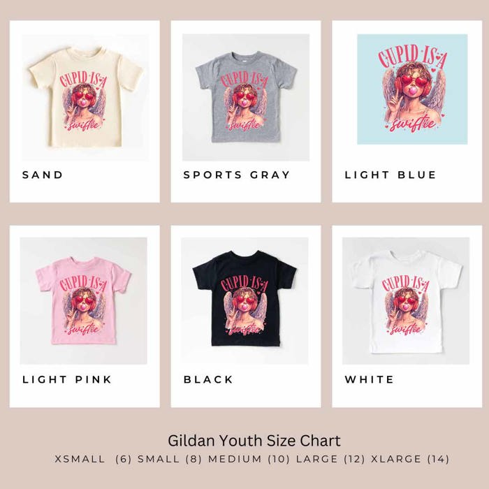 Cupid is a Swiftie Kids Graphic Tee