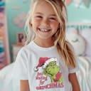  Kids Just Waiting for Grinchmas Graphic Tee or Crew