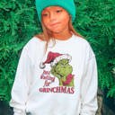  Kids Just Waiting for Grinchmas Graphic Tee or Crew