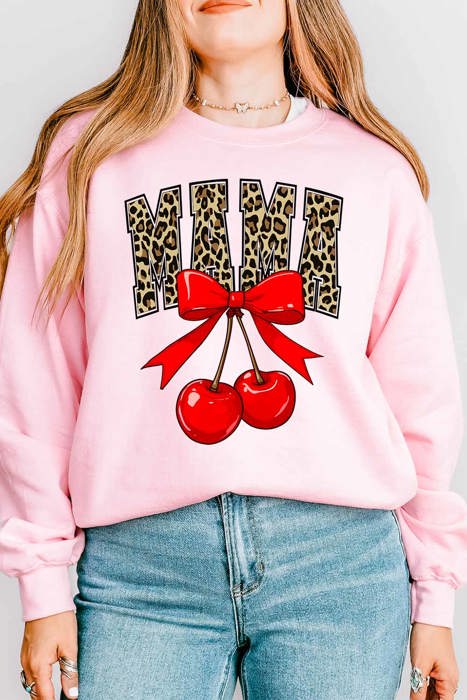 Cherry Mama Fleece Women Graphic Sweatshirt 