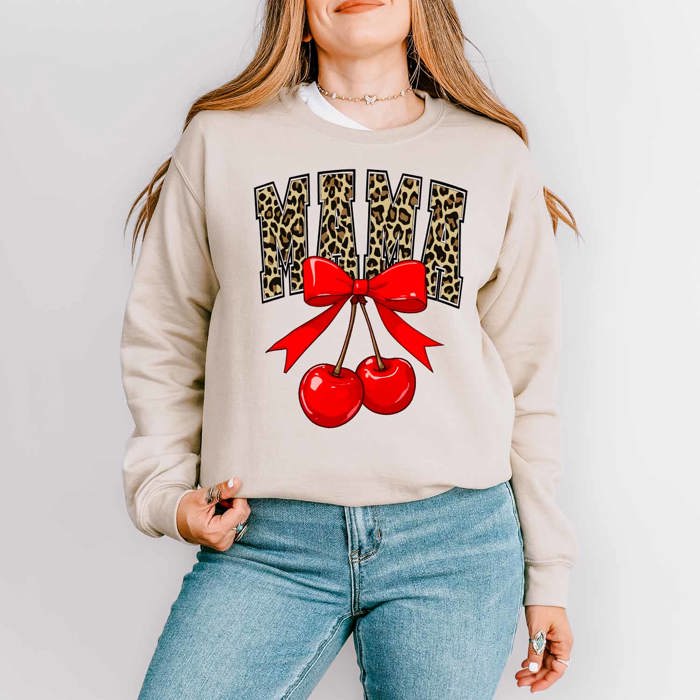 Cherry Mama Fleece Women Graphic Sweatshirt 