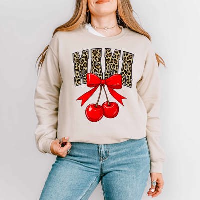 Cherry Mama Fleece Women Graphic Sweatshirt 