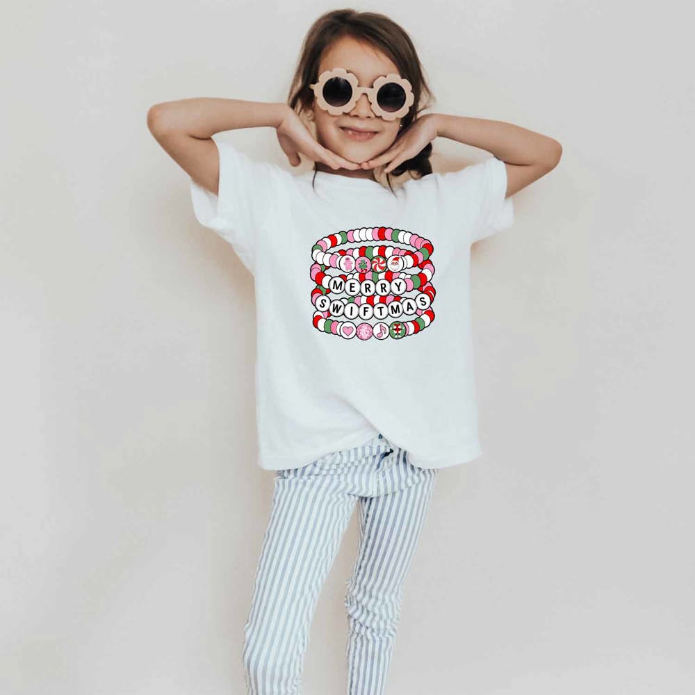 Kids Merry Swiftmas Taylor Graphic Tee