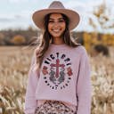  Victory Christ Jesus Women Graphic Sweatshirt 