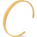  Slim Polished Cuff Bracelet with Gold Tone Minimalist Jewelry Piece