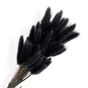 Black Decorative Dried Leafy Branches for Modern Home Decoration and Floral Arrangements, 15.5 Inches