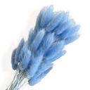 Blue Decorative Dried Leafy Branches for Modern Home Decoration and Floral Arrangements, 15.5 Inches