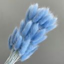 Blue Decorative Dried Leafy Branches for Modern Home Decoration and Floral Arrangements, 15.5 Inches